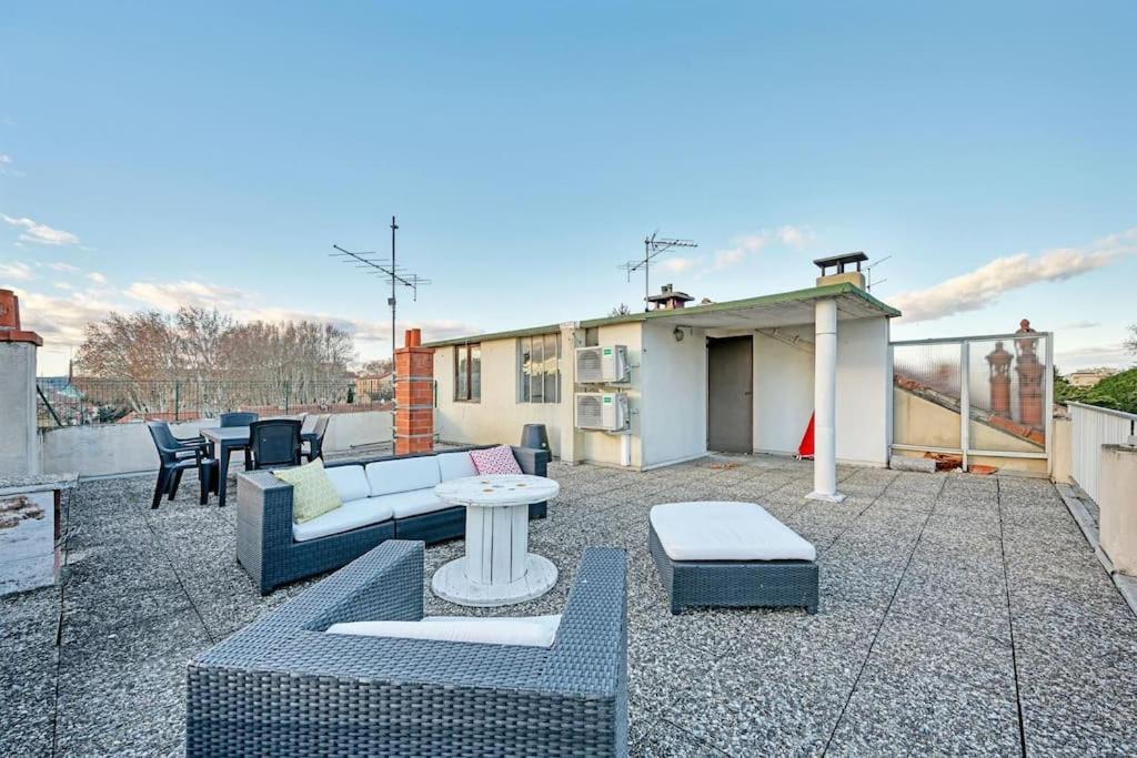 The Rooftop - Ac Clim - Wi-Fi - Parking Gratuit Dans La Rue Avinyon Dış mekan fotoğraf